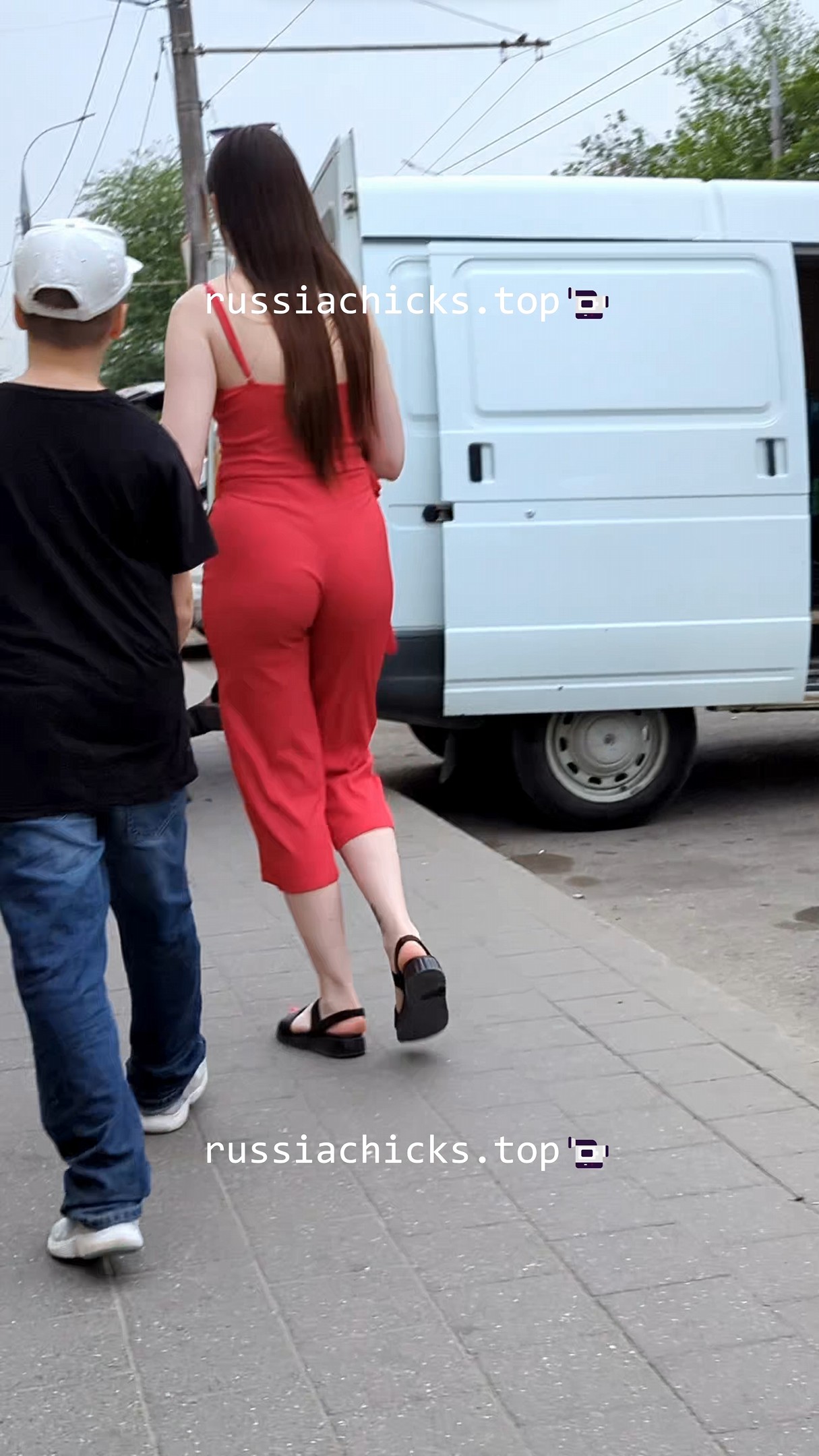 nice teen in tight red pants