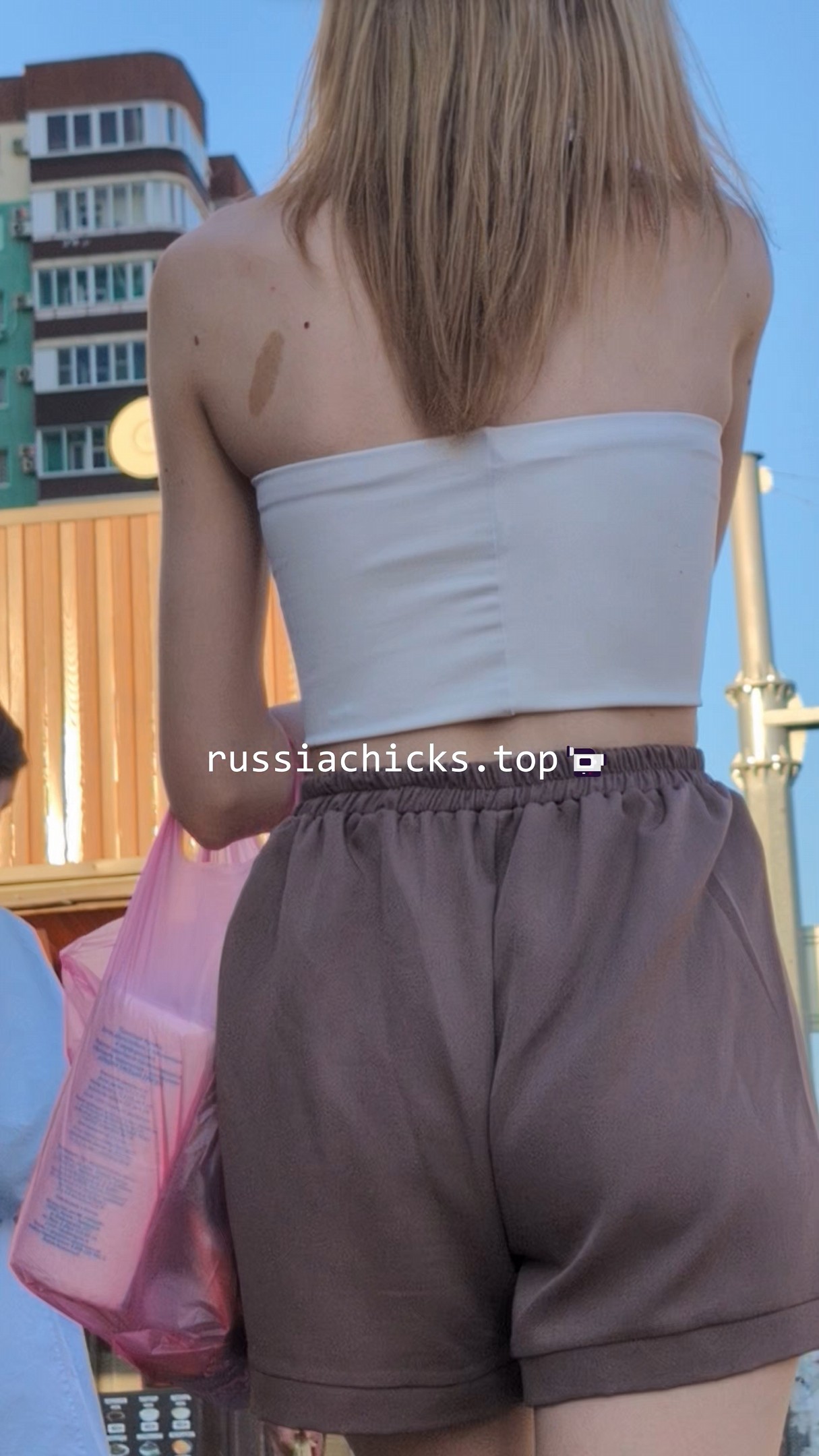 skinny girl on street and bonus