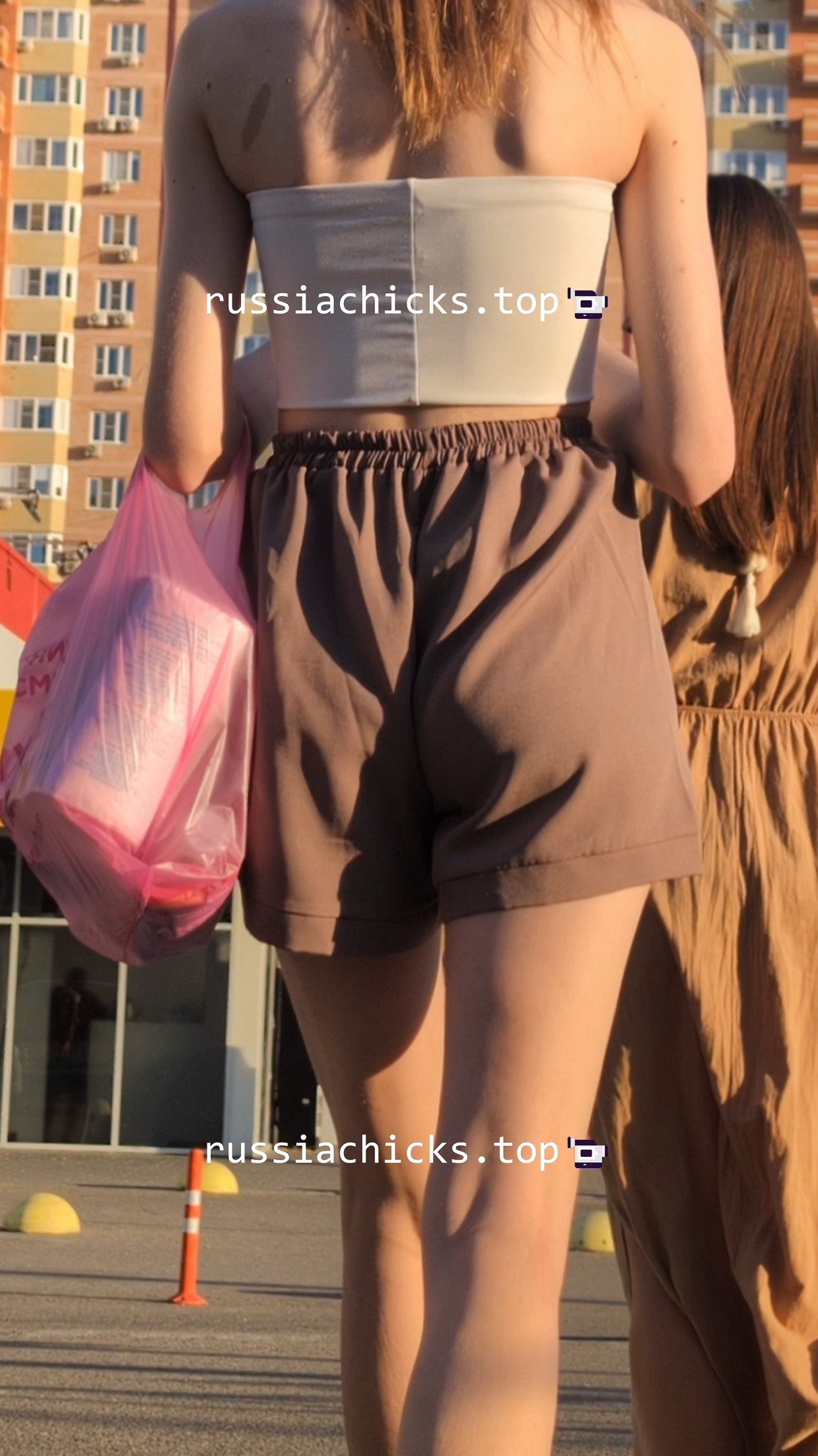skinny girl on street and bonus